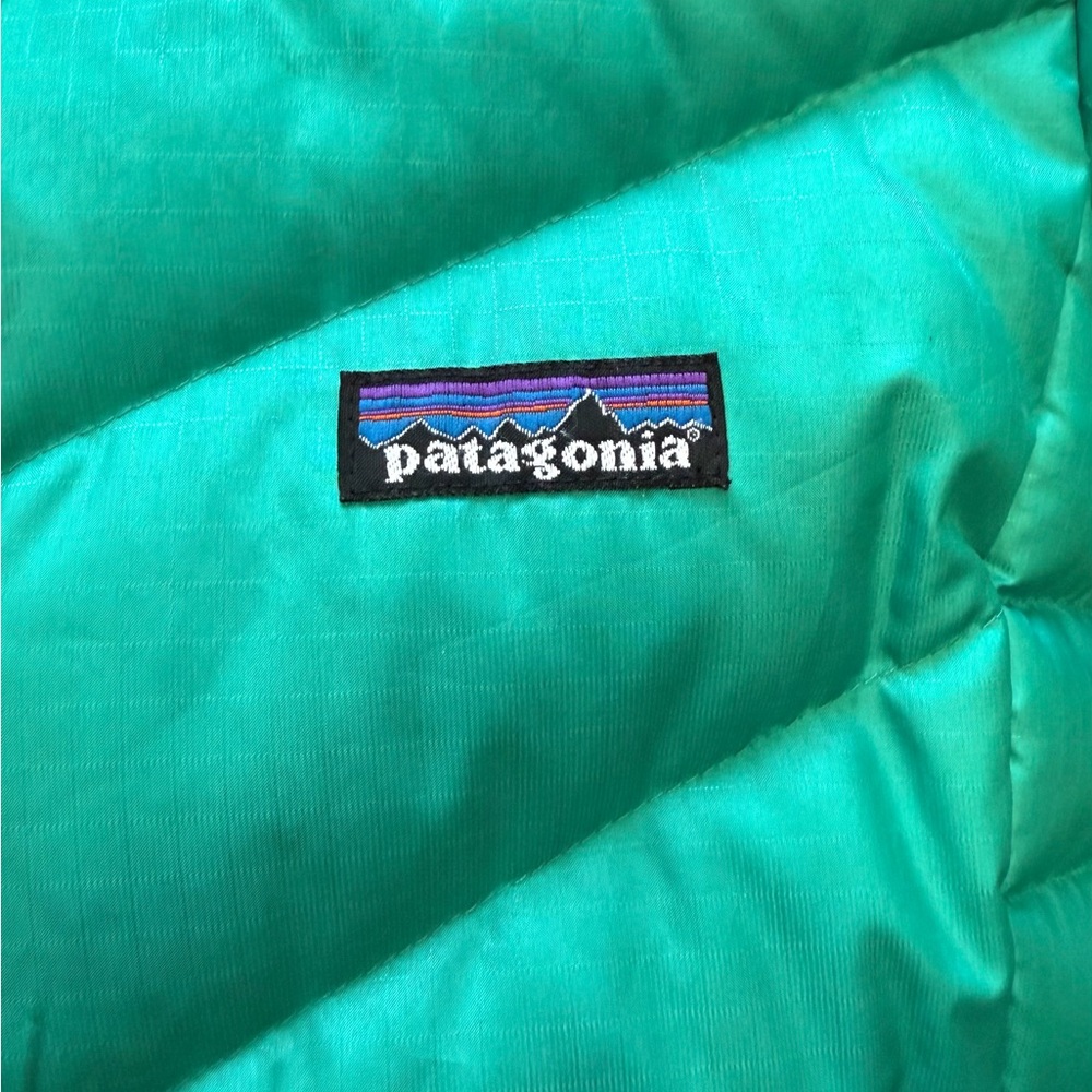 Patagonia Teal Puffer Jacket - Picture 5 of 6
